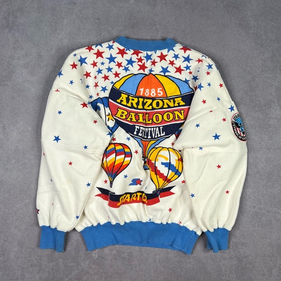 Starter Arizona Balloon Festival Crewneck Vintage - Picture 2 of 4